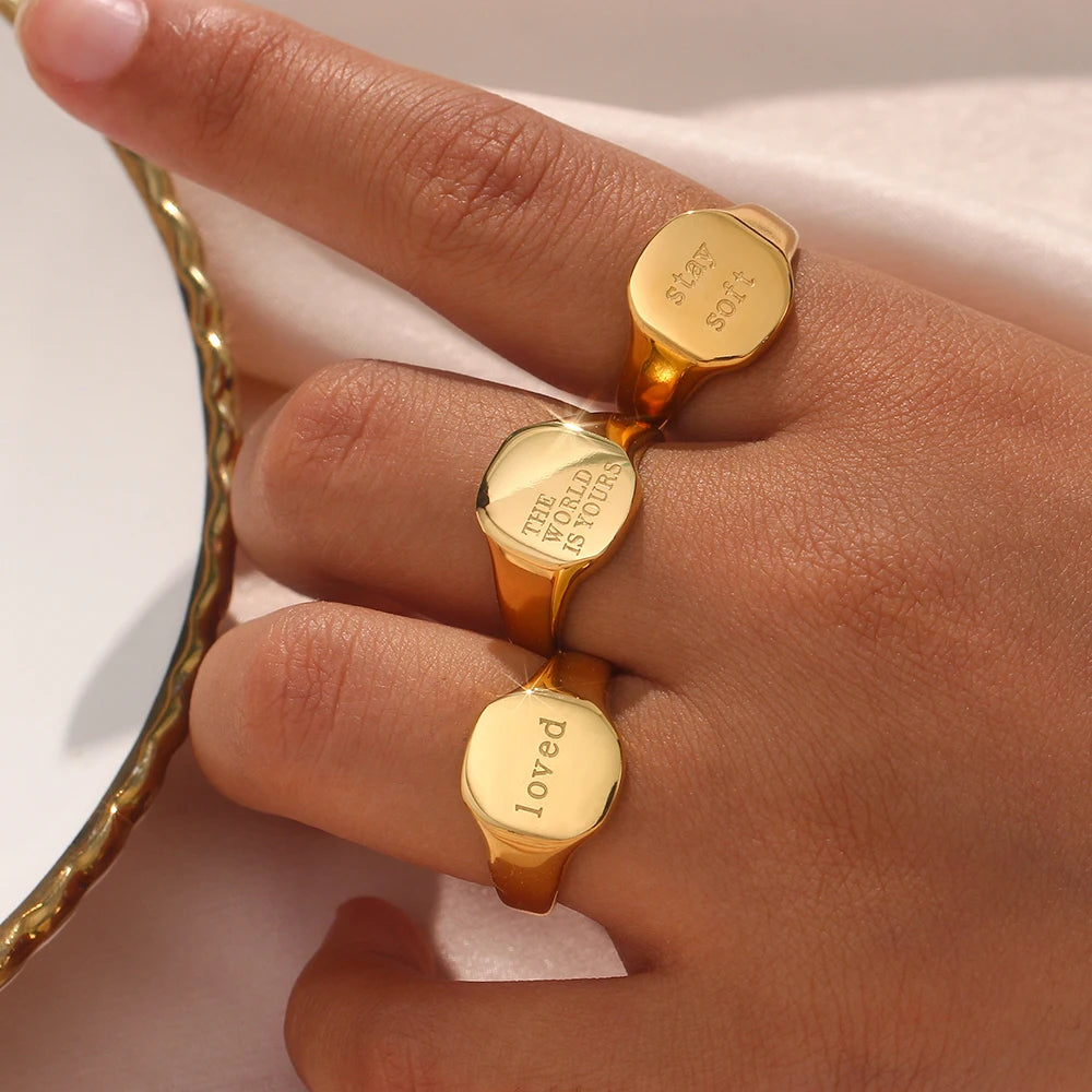 "The world is yours" Ring